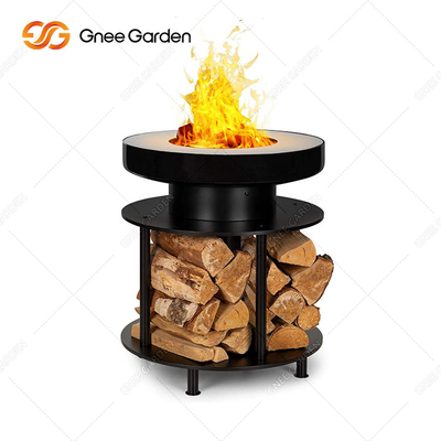 বহিরঙ্গন বহিঃপ্রাঙ্গণ BBQ ফায়ার পিট গ্রিল টেবিল কর্টেন ইস্পাত প্রাক মরিচা