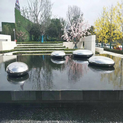 3 মাত্রিক cobblestone মিরর ভাস্কর্য বাগান অলঙ্কার কাস্টমাইজড