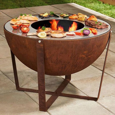 1200mm Dia Charcoal Buring Outdoor Cooking Grills CE অনুমোদন