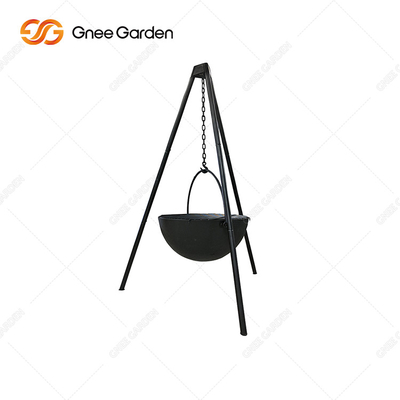 গ্রিল রিং আউটডোর ক্যাম্পিং সহ BBQ ফায়ার বোল কর্টেন ইস্পাত
