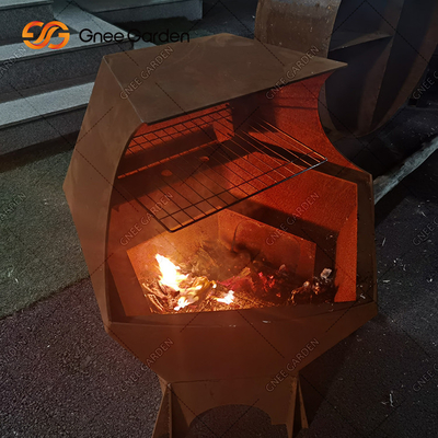 হোম পার্টি কাস্টমাইজযোগ্য BBQ চারকোল গ্রিল 4 মিমি পুরুত্ব ব্যবহার করুন
