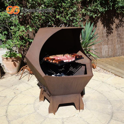 হোম পার্টি কাস্টমাইজযোগ্য BBQ চারকোল গ্রিল 4 মিমি পুরুত্ব ব্যবহার করুন
