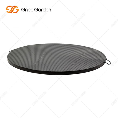 Bbq আউটডোর কুকিং গ্রিলস প্লানচা গ্রিল কর্টেন স্টিল ফায়ার পিট কালো রঙ