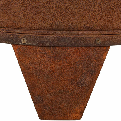 আলংকারিক Corten ইস্পাত গার্ডেন ট্রেজার ফায়ার পিট কাস্টম আকার