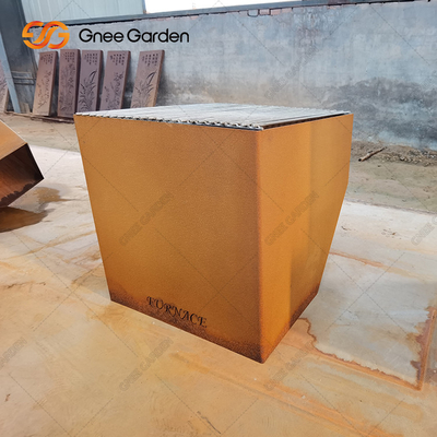 বহিরঙ্গন অগ্নিকুণ্ড ইস্পাত বাগান কোষাগার বড় বহিঃপ্রাঙ্গণ ফায়ার পিট বৃত্তাকার