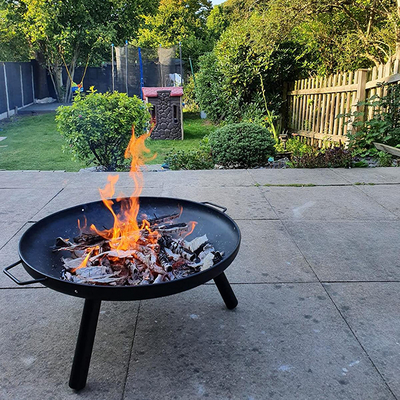 ক্যাম্পিং Brazier বনফায়ার বোল ঝুড়ি BBQ গ্রিল পোর্টেবল আউটডোর